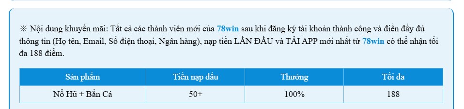 nạp đầu khuyến mãi nổ hũ bắn cá